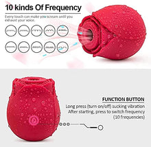 Load image into Gallery viewer, Dual Head Sex Tounge for Licking and Sucking, Rose Toy for Women Pleasure Tongue, Clitorals Stimulator, Electric Women Relaxing Toy, Woman Suction 10 Modes Tongue Stimulator Sucking Nipple Sucker
