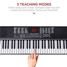 Load image into Gallery viewer, Best Choice Products 61-Key Beginners Electronic Keyboard Piano Set w/LED Screen, Recorder, 3 Teaching Modes, H-Stand, Stool, Headphones, Microphone
