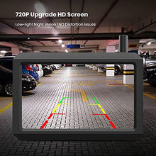 Load image into Gallery viewer, AUTO-VOX TW1 Truly Wireless Backup Camera, 5Mins DIY Installation, 720P Super Night Vision Rear View Camera and 5'' LCD Monitor with Digital Signal, 2 Channel Support to Monitor/Reverse for Car/Truck
