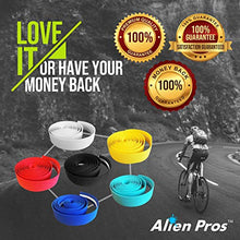 Load image into Gallery viewer, Alien Pros Bike Handlebar Tape EVA (Set of 4) Bianchi Green - Enhance Your Bike Grip with These Bicycle Handle bar Tape - Wrap Your Bike for an Awesome Comfortable Ride (Set of 4, Green)
