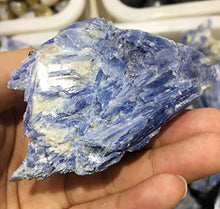 Load image into Gallery viewer, DingSheng Natural Blue Kyanite Minerals Raw Cyanite Rough Sappare Disthene Crystal Jade Quartz for Wicca and Reiki Healing Crystal Home Decoration (270-290g)
