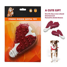 Load image into Gallery viewer, Strong Rubber Dental Toy for Your Dog Chewing, Nylon and Rubber Dog Bone Toy Reduces Boredom, Dog Teething Trainning Toys ,Chew Toys for LargeMediumSmall Puppies (Steak), 2.88inch-4.88inch
