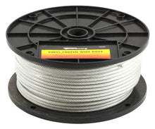Load image into Gallery viewer, Forney 70452 Wire Rope, Vinyl Coated Aircraft Cable, 250-Feet-by-1/8-Inch thru 3/16-Inch

