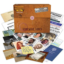 Load image into Gallery viewer, Murder Mystery Party Case Files: Underwood Cellars Unsolved Mystery Detective Case File Game Play Alone, w/ Friends, Family or for Couples Date Night Ages 14+ from University Games , Brown
