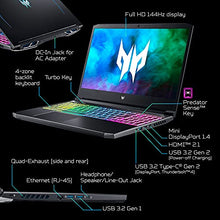 Load image into Gallery viewer, Acer Predator Helios 300 PH315-54-760S Gaming Laptop | Intel i7-11800H | NVIDIA GeForce RTX 3060 Laptop GPU | 15.6&quot; Full HD 144Hz 3ms IPS Display | 16GB DDR4 | 512GB SSD | Killer WiFi 6 | RGB Keyboard
