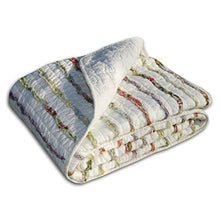 Load image into Gallery viewer, Greenland Home Bella Ruffle Quilted Throw Blanket, Full
