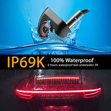 Load image into Gallery viewer, NATIKA Backup/Front View Camera,IP69K Waterproof Great Night Vision HD and Super Wide Angle Metal OEM Style Reverse Rear View Backup Camera for Cars Pickup Trucks SUVs RVs Vans (Black)
