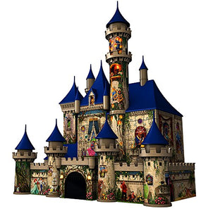 Ravensburger Disney Castle 216 Piece 3D Jigsaw Puzzle for Kids and Adults - Easy Click Technology Means Pieces Fit Together Perfectly