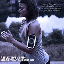 Load image into Gallery viewer, TRIBE Running Phone Holder Armband. iPhone &amp; Galaxy Cell Phone Sports Arm Bands for Women, Men, Runners, Jogging, Walking, Exercise &amp; Gym Workout. Fits All Smartphones. Adjustable Strap, CC/Key Pocket
