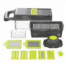 Load image into Gallery viewer, Vegetable Chopper - Spiralizer Vegetable Slicer - Onion Chopper with Container - Pro Food Chopper - Slicer Dicer Cutter - 7 Blades
