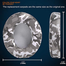 Load image into Gallery viewer, KAHHA Ear Pads,Replacement earpads Compatible with Beats Studio 2 &amp; 3Wired/ Wireless Headphones Ear Cushions with Noise Isolation Memory Foam/ECO Protein Leather/Strong Adhesive Tape(Camo Grey)
