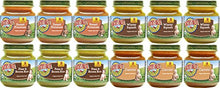 Load image into Gallery viewer, Earth's Best Organic Stage 2 Baby Food, Vegetable Variety Pack, 4 Oz Jar (12 Count)
