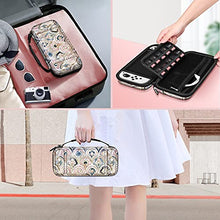 Load image into Gallery viewer, Fintie Carrying Case for Nintendo Switch OLED Model 2021/Switch 2017, [Shockproof] Hard Shell Protective Cover Travel Bag w/10 Game Card Slots for Switch Console Joy-Con &amp; Accessories, Marble Tiles
