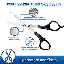 Load image into Gallery viewer, Pet Magasin Pet Thinning Shears - Professional Thinning Scissors with Toothed Blade
