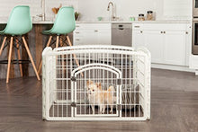 Load image into Gallery viewer, IRIS USA 4-Panel Pet Playpen with Door, size 35.25"L x 35.25"W x 24"H CI-604
