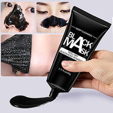 Load image into Gallery viewer, Blackhead Remover Mask Strips Peal off Black Mask Charcoal Mask for blackheads Bamboo Activated Charcoal Deep Cleansing,Pore Shrinking Facial Mask for Face and Nose
