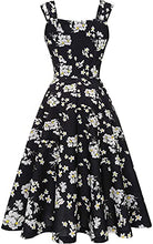 Load image into Gallery viewer, Women Tea Dress for Vintage Cocktail Party, Modest Aline Church Dresses, Fit Flare Bridesmaid Dress, Rockabilly Swing Prom Dress, Retro Knee Length Dresses for Wedding Guest Grey XS
