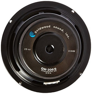Goldwood Sound GW-206/8 OEM 6.5" Woofer 180 Watts 8ohm Replacement Speaker