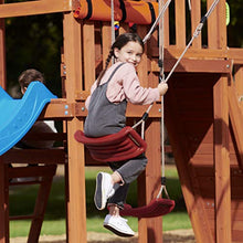 Load image into Gallery viewer, Little Tikes Real Wood Adventures Bobcat Ridge Backyard Playset Climb Swing Outdoor Activity Play Structure with Slide for Toddlers, Kids Climbers &amp; Wooden Play Structures
