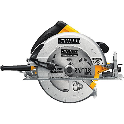DEWALT 7-1/4-Inch Circular Saw with Electric Brake, 15-Amp (DWE575SB)