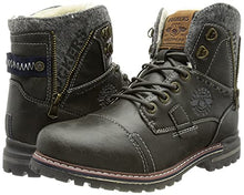 Load image into Gallery viewer, Dockers by Gerli Men's 43jk107 Combat Boots, Grey (Dunkelgrau 220), 10 UK
