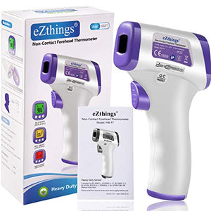 Heavy Duty LCD Display Non-Contact Infrared Forehead Thermometer for Medical Offices, Hospitals