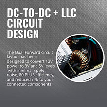 Load image into Gallery viewer, Cooler Master MWE White 450 80+ White 450W PSU with HDB Silent 120mm Fan, Single +12V Rail, Flat Black Cables
