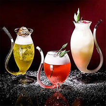 Load image into Gallery viewer, Wine Whiskey Glass Heat Resistant Glass Sucking Juice Milk Cup Tea Wine Cup (A)
