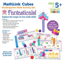 Load image into Gallery viewer, Learning Resources MathLink Cubes Kindergarten Math Activity Set: Fantasticals! 115 Pieces, Easter Toys for kids, Ages 5+ Kindergarten STEM Activities, Math Activity Set and Games for Kids, Mathlink Cubes Activity Set

