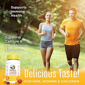 Vitamin D3 Gummies | D3 Vitamin Vegan Plant Based Gummies from Lichen | VIT D3 Gummies Non-GMO, Vegan, Gluten Free | 2 Month Supply