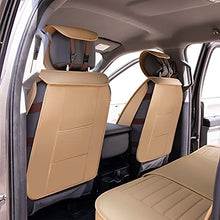 Load image into Gallery viewer, Oasis Auto Tailor Fit Seat Covers Compatible with 2009-2022 Ford F-150 F150 F-250 F250 F350 F350 (FF-01 Full Set, Tan)
