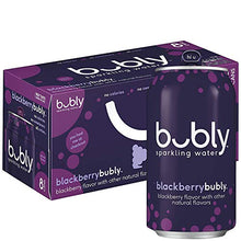 Load image into Gallery viewer, Bubly Sparkling Water, Blackberry, 12 Fl Oz (pack of 8)
