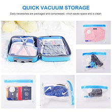 Load image into Gallery viewer, Mini Vacuum Sealer Machine, Electric Mini USB Vacuum Air Pump Food Fresh Travel Vacuum Storage Bags with Electric Pump,Large Medium Space Saver Bags for Food Clothes Travel and Home Use
