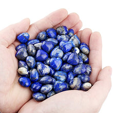 Load image into Gallery viewer, rockcloud Healing Crystal 0.5 inch Lapis Lazuli Carved Worry Stone Chakra Reiki Balancing(Pack of 10)
