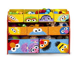 Delta Children Deluxe Multi Bin Organizer, Sesame Street