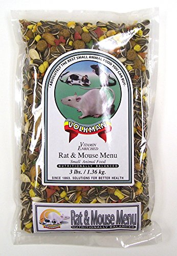 Volkman Seed Small Animal Rat & Mouse Gourmet Healthy Formulated Diet Food 4Lbs.