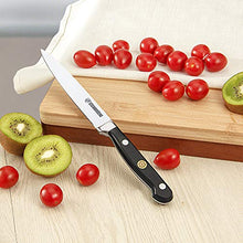 Load image into Gallery viewer, STEINBRÜCKE Utility Knife 5 inch - Kitchen Utility Knife Forged from German Stainless Steel 5Cr15Mov(HRC58), Full Tang, Razor Sharp Petty Knife with Ergonomic Handle for Home, Kitchen&amp;Restaurant
