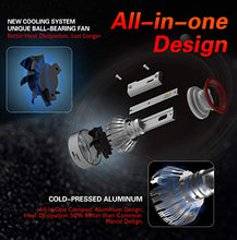 Load image into Gallery viewer, LASFIT H13 9008 LED Bulbs Super Bright 60W 6000LM 6000K White LED Light, Plug&amp;Play
