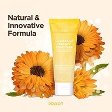 Load image into Gallery viewer, Calendula Peel Off Mask | With Herbal Infused Brightening Serum | Formulated with Real Calendula Flower Leaves and Extracts | Korean Skin Care, Vegan, Cruelty-Free | 3.38 oz
