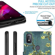 Load image into Gallery viewer, CoverON Wallet Pouch for TCL T-Mobile Revvl 4 Case, RFID Blocking Flip Folio Stand PU Leather Phone Cover - Almond Blossom
