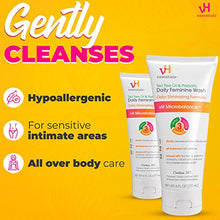 Load image into Gallery viewer, vH essentials, Ph Balanced Daily Feminine Wash, Tea Tree Oil &amp; Prebiotic, 6, Fl Oz, (Pack Of 1) 54306 Clear
