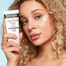 Load image into Gallery viewer, Neutrogena Age Shield Face Lotion Sunscreen with Broad Spectrum SPF 110, Oil-Free &amp; Non-Comedogenic Moisturizing Sunscreen to Prevent Signs of Aging, 3 fl. oz
