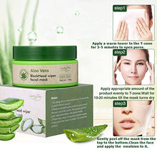 Load image into Gallery viewer, LuckyFine Aloe Vera Peel Off Facial Mask - Blackhead Removal - Purifying Deep Cleansing - Acne Treatment - Oil Control - Facial Moisturizing - Face Whitening - Soothing &amp; Moisture Skin
