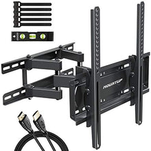 Load image into Gallery viewer, MOUNTUP TV Wall Mounts - Full Motion TV Wall Mount for 26-55 Inch Flat Screens and Curved TVs up to 88 LBS, Wall Mount TV Bracket with Dual Swivel Articulating Arms, Max VESA 400x400mm MU0010
