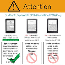 Load image into Gallery viewer, CoBak Kindle Paperwhite Case - All New PU Leather Smart Cover with Auto Sleep Wake Feature for Kindle Paperwhite 10th Generation 2018 Released, Floral
