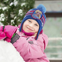 Load image into Gallery viewer, Disney Little Winter Hat, Kids Gloves or Toddlers Mittens, Frozen Elsa and Anna Baby Beanie for Boy Girl Ages, Blue/Pink, Age 4-7
