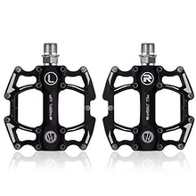 Load image into Gallery viewer, Lahien Pedals Mountain Bike, MTB Road Bike 9/16" Sealed Bearing Lightweight Aluminum Alloy Platform Bicycle Metal Pedals Cycling Flat Pedal for BMX/MTB
