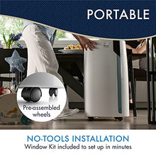 Load image into Gallery viewer, DeLonghi PACEX390UVcare-6AL PACEX290UVcare-6AL WH 14000 BTU Portable Air Conditioner, Dehumidifier, Fan &amp; UV-Carelight, White
