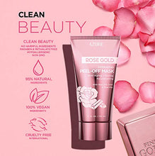 Load image into Gallery viewer, AZURE Rose Gold Hydrating Peel Off Mask – Anti Aging, Toning &amp; Rejuvenating | Removes Blackheads, Dirt &amp; Oils | Reduces Wrinkles, Fine Lines &amp; Acne Scars | Made in Korea - 150mL
