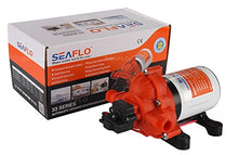 Load image into Gallery viewer, SEAFLO 33-Series Industrial Water Pressure Pump w/ Power Plug for Wall Outlet - 115VAC, 3.3 GPM, 45 PSI
